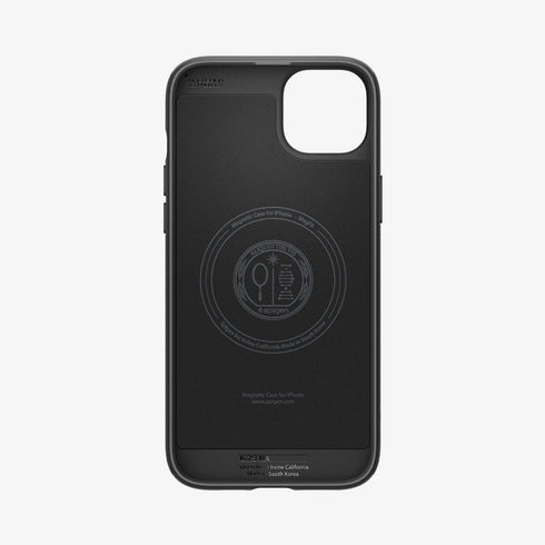 ACS06597 - iPhone 15 Pro Max Case Mag Armor (MagFit) in matte black showing the back